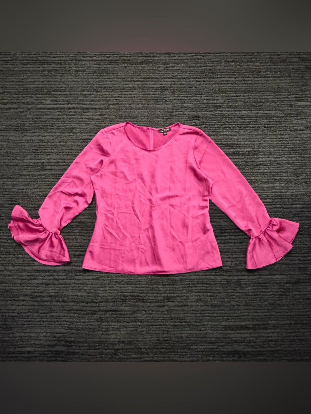 J.Crew winter garden satin top